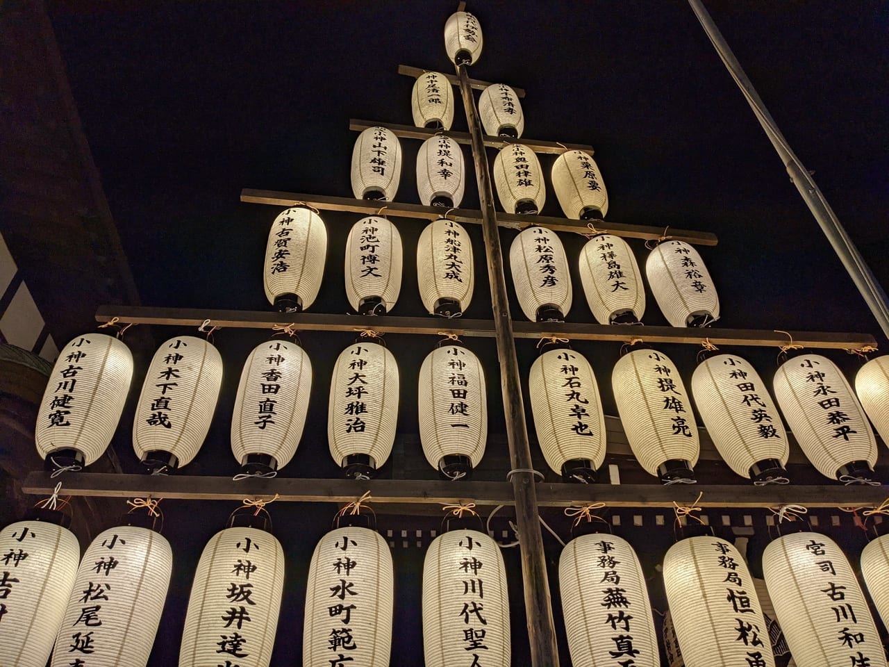 佐賀市　伊勢神社　提灯裏