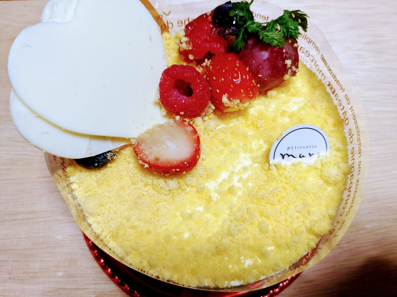 佐賀市　パティスリーマルス　泡生ケーキ
