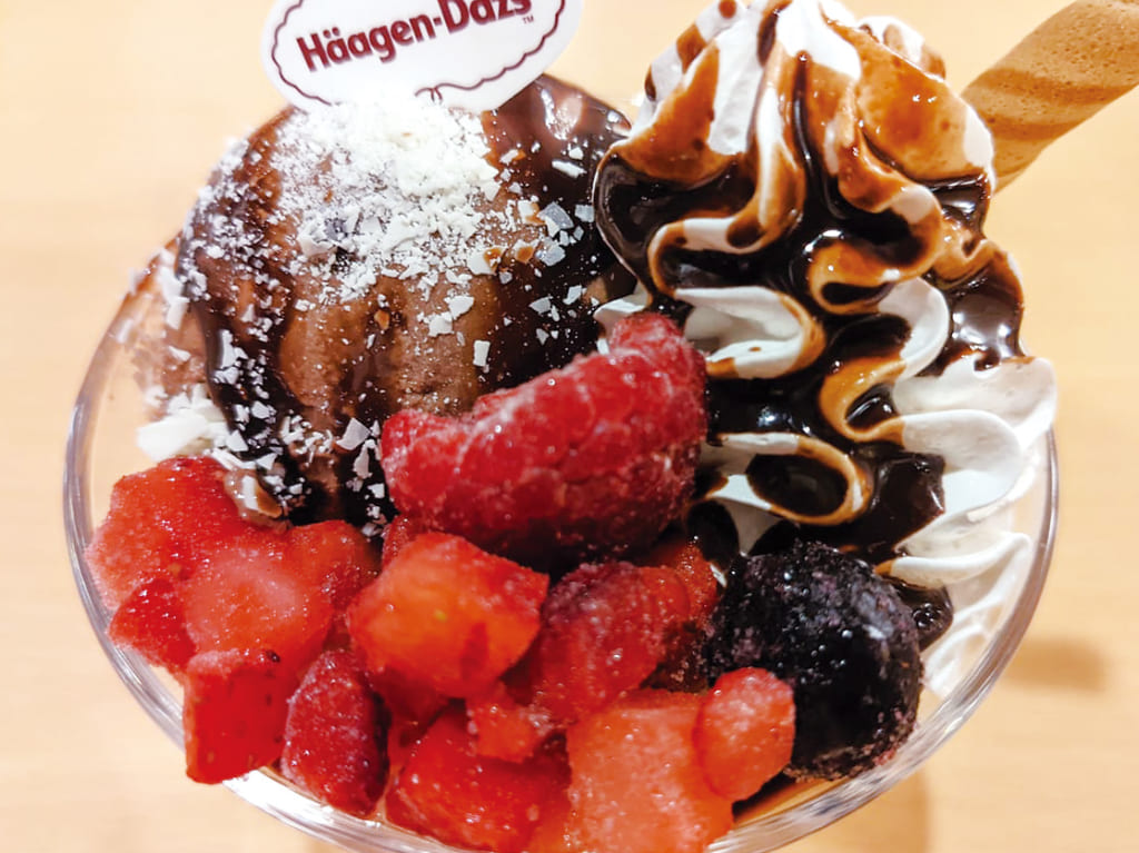 佐賀市　ジョイフル　ハーゲンダッツスイーツパフェ